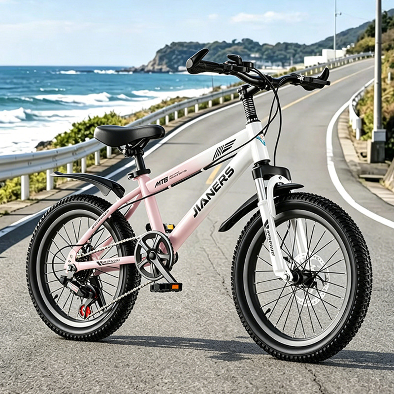 Nuevas bicicletas de 6 - 17 años, niños y niñas, estudiantes de primaria, niños de edad media, niños de velocidad única, bicicleta de montaña adolescente, rodillo de bicicleta image 10