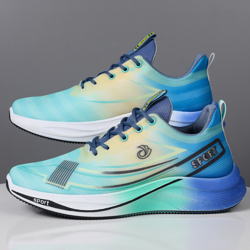 Zapatos de hombre nuevos zapatos de correr con amortiguación de gran tamaño zapatos deportivos con amortiguador de maratón color de moda zapatos casuales de primavera y otoño zapatos de carrera