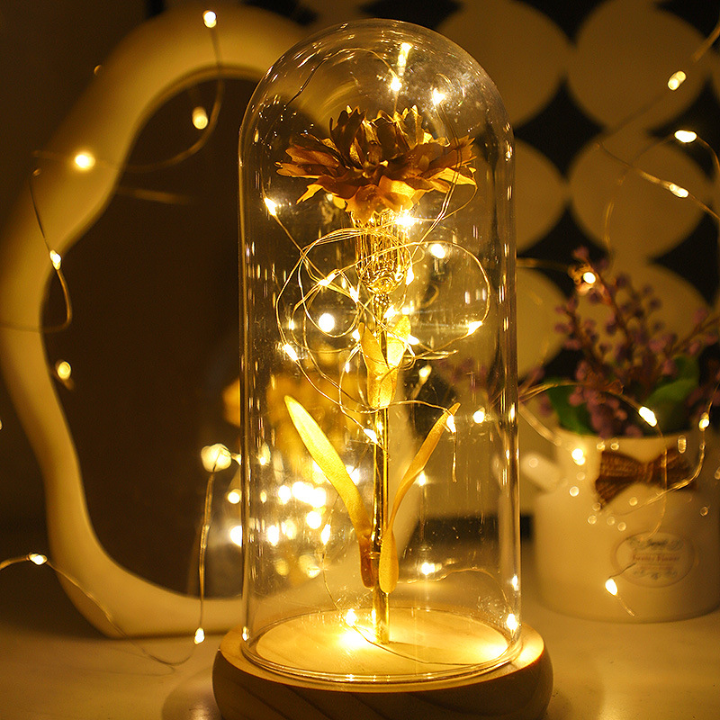 LED lámpara de alambre de cobre ramo de pastel decoración atmósfera lámpara de alambre de cobre LED