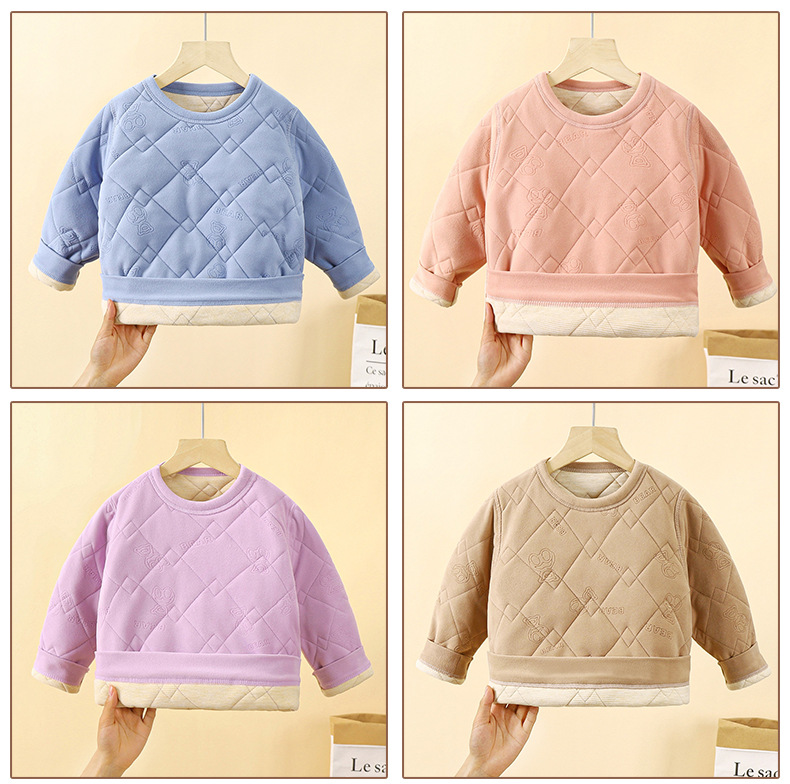 Uniformes escolares artefactos infantiles ropa interior cálida set de terciopelo grueso chaqueta de otoño para niños pantalones de otoño chaqueta cálida de niñas otoño invierno