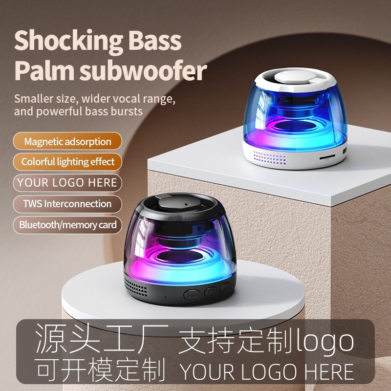 M6 altavoces Bluetooth de absorción TWS mini subwoofer pequeño sonido al aire libre inalámbrico regalo de alta calidad sonido Bluetooth