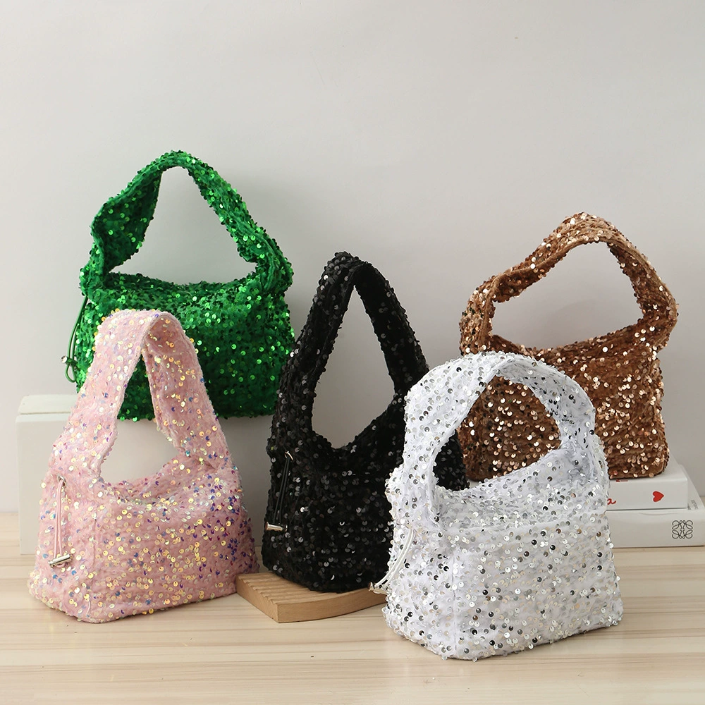 Корейская модная портативная сумка с блестками