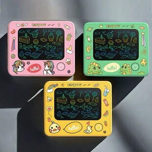 New Mini Cartoon Lcd Drawing Board Keychain Handwriting Board Gift Writing Board Electronic Portable Can Be Eliminated