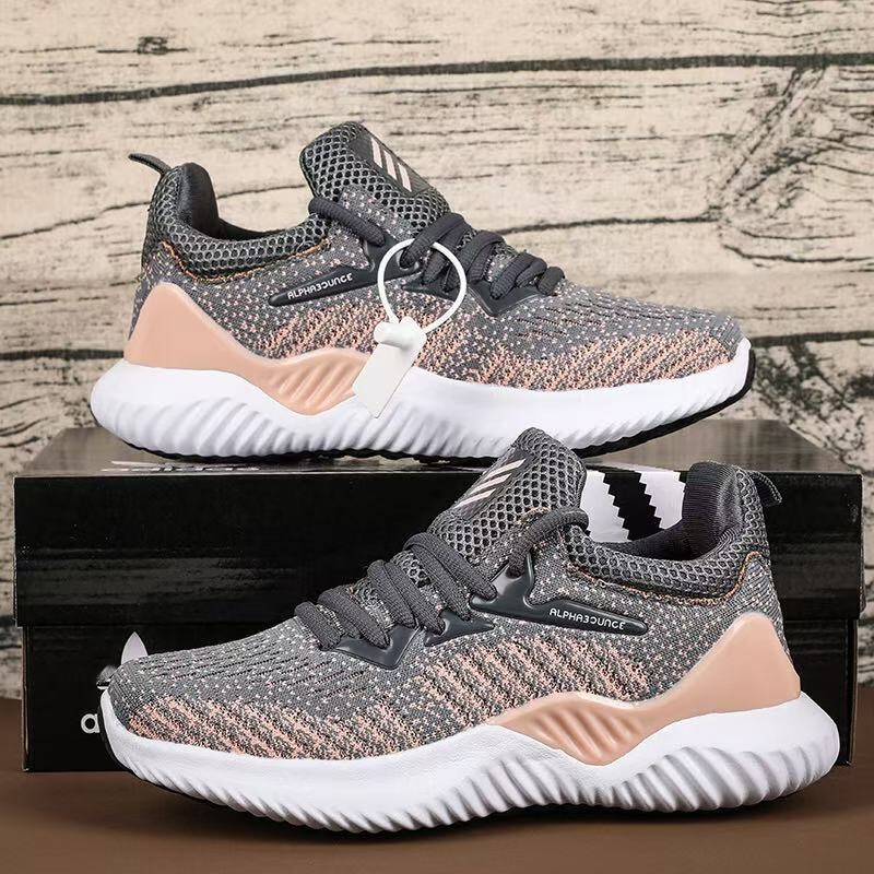 Alfa Men's Shoes 2025 New Clover Flying Mesh Hiking Shoes Breathable Non-slip Casual sneaker