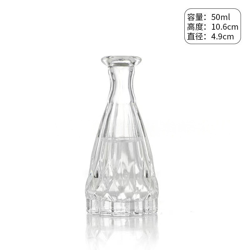 外国貿易卸売ライト高級ハイエンド小さな花瓶セットレトロレリーフフラワーアレンジメント装飾品透明ガラス花瓶|undefined