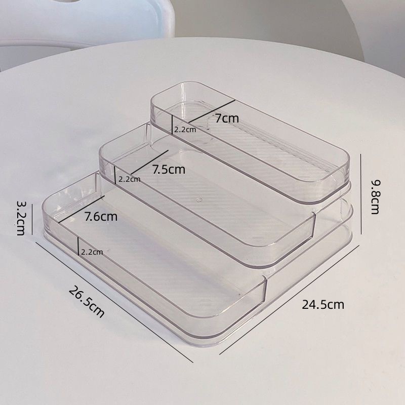 小酒物置棚階段式透明小瓶洋酒基調酒整理棚コンビニミニカクテル展示|undefined