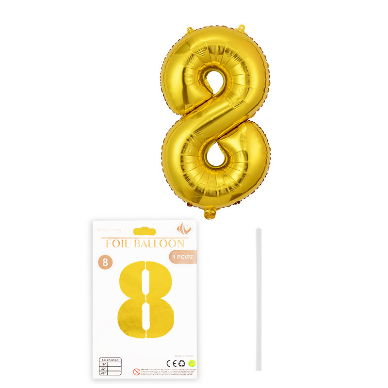 Película de aluminio de 16 pulgadas globo digital tapa dura papel de embalaje independiente tarjeta bola de papel de aluminio decoración de fiesta de cumpleaños al por mayor