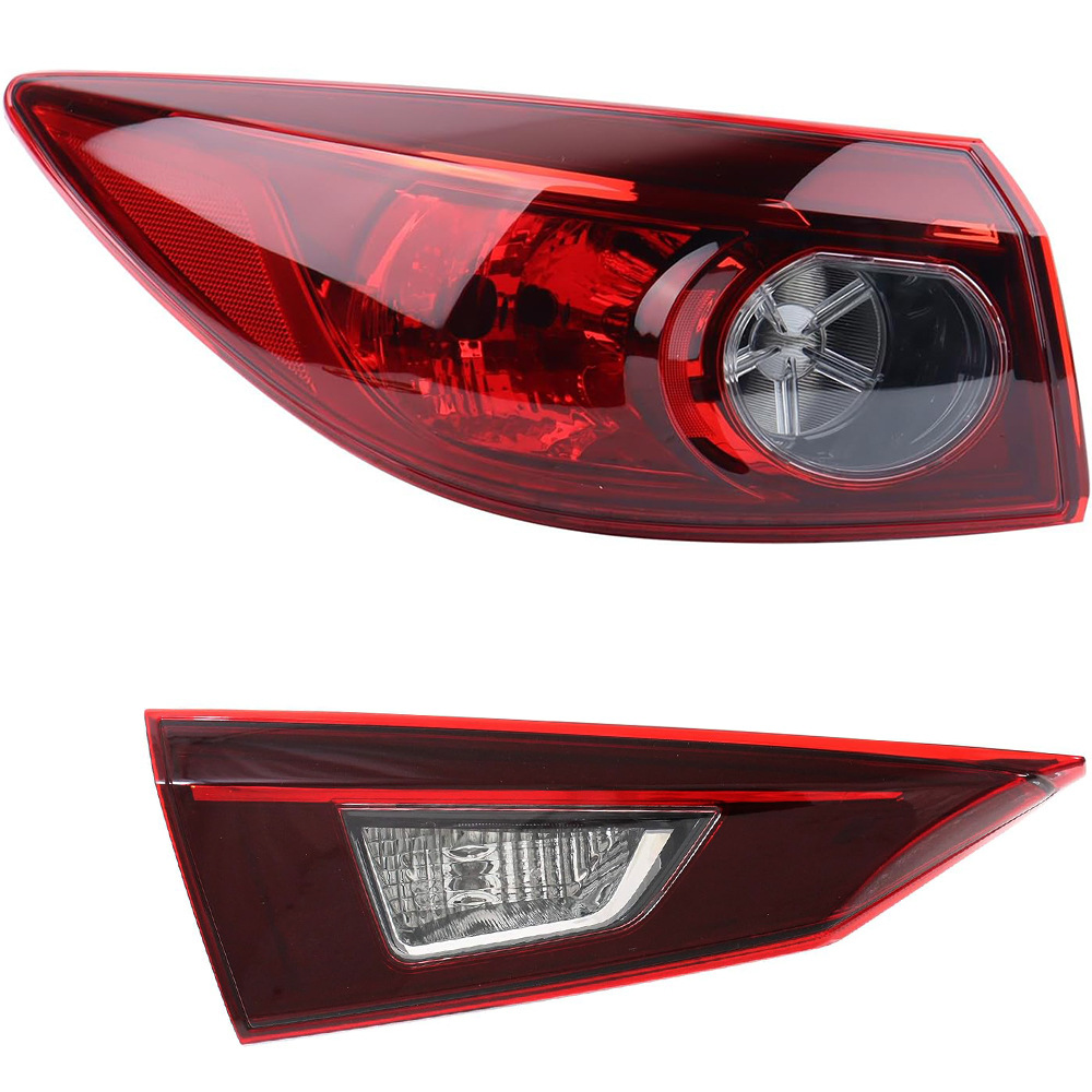 Suitable for Mazda 3 14-18 Models Rear Tail Light Semi-Assembly, Brake Light, Reverse Light, Turn Signal Light