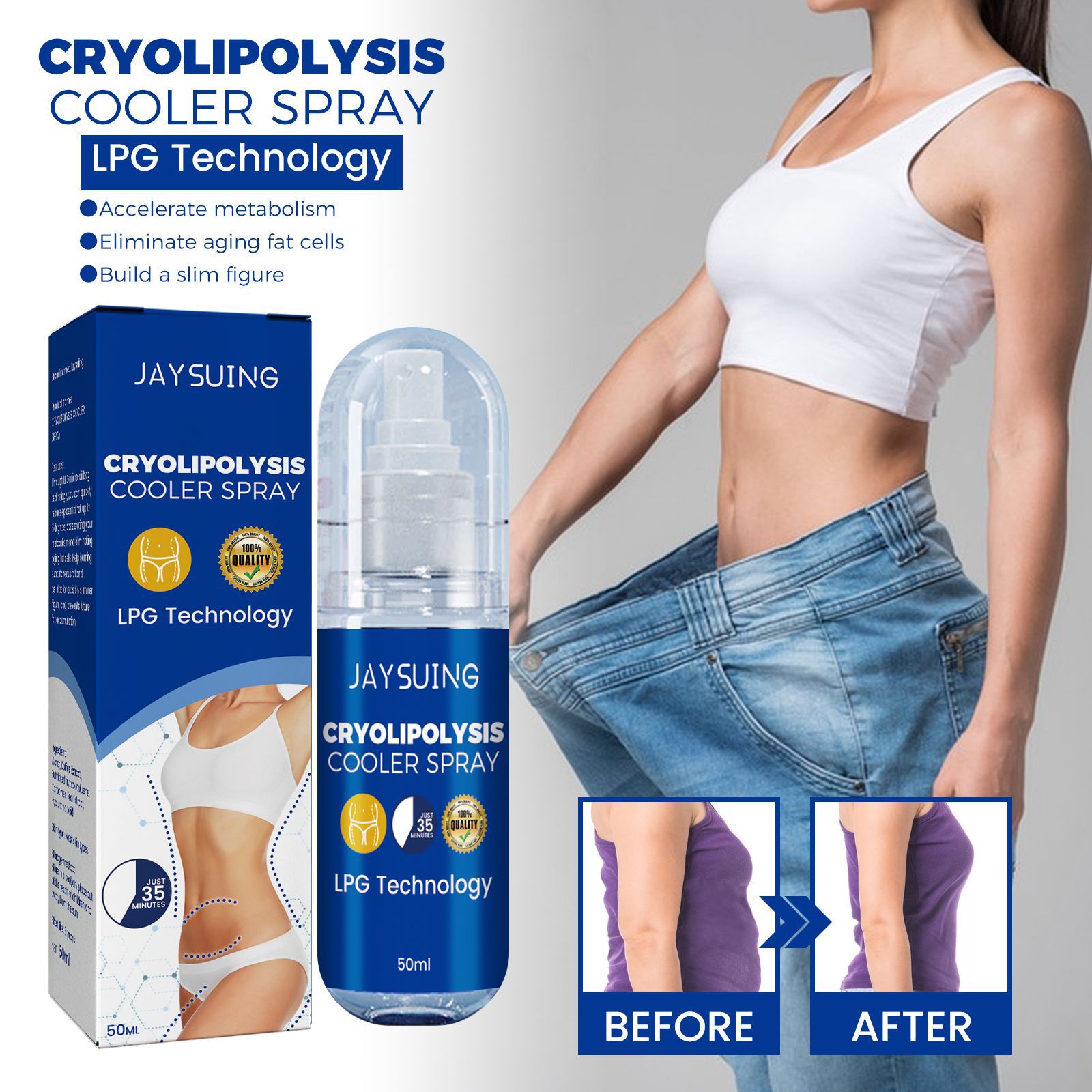 Cryolipolysis Cooler Spray Firming And Skin Shaping Solution_voghion.com