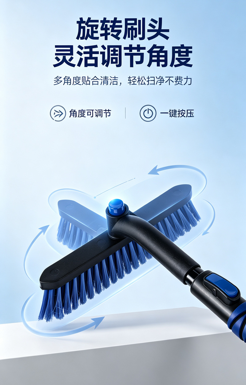 Cross-border new car-specific snow removal tool: a 3-in-1 snow shovel, brush, and scraper for removing snow from cars, designed for emergency use