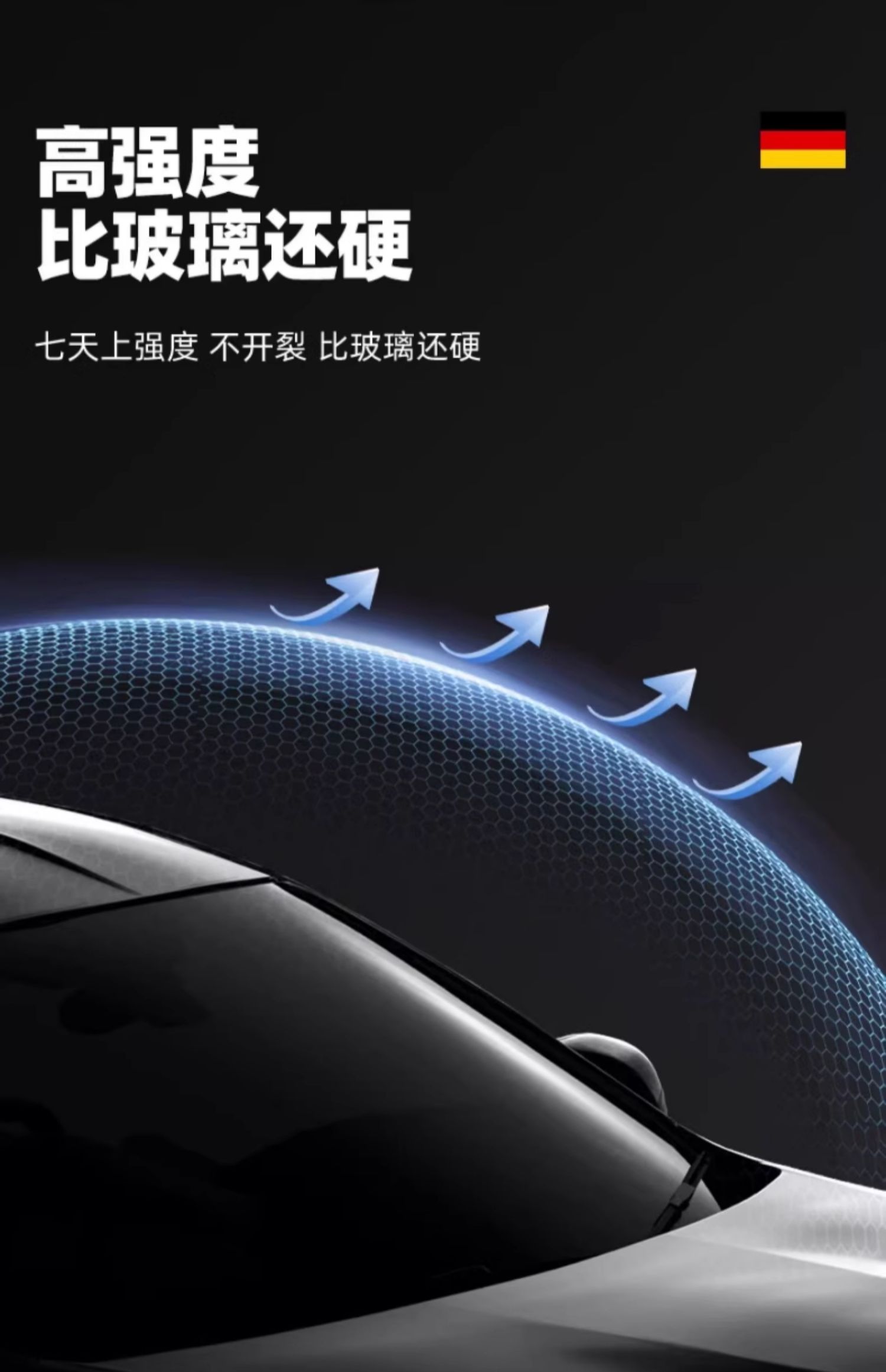 Automobile glass crack repair liquid front windshield crack repair special scratch reducing agent crack non-trace glue