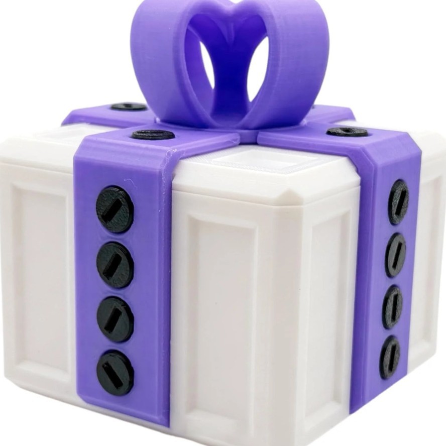 흰색 상자 + UV + 검정색 나사