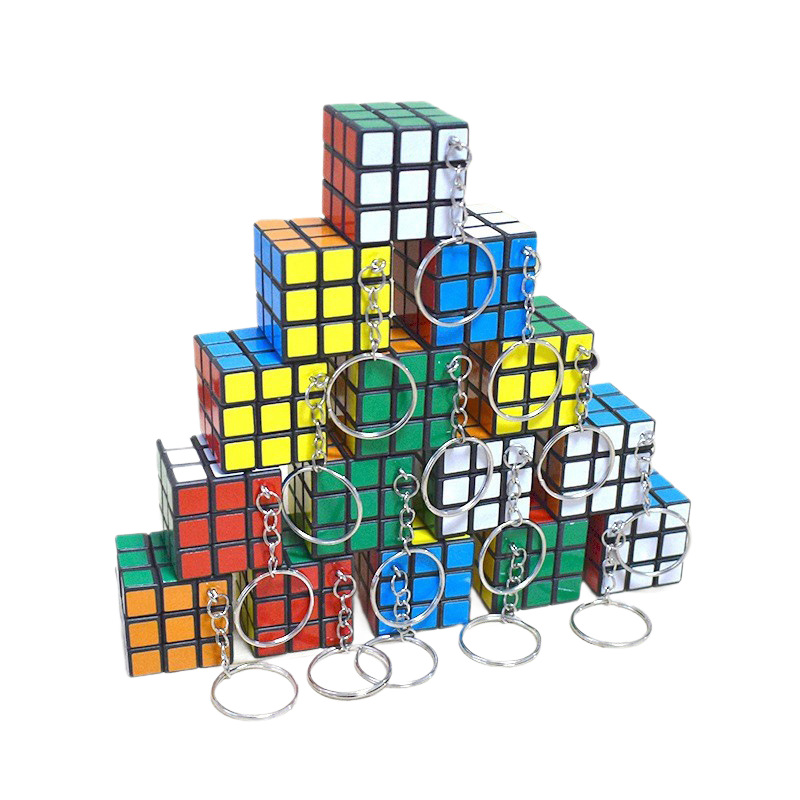 Mini 3CM Cubo Rubik de tercer orden para niños creativos pequeños juguetes de cubo Rubik para estudiantes de primaria regalo de recompensa empujar regalos transfronterizos image 5