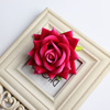 Realistic props lapel pin, handmade, roses, flowered