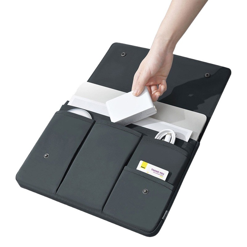 Manufacturer's Ready-Made Inner Bag, Multi-Functional Clutch iPad Bag, Multi-Compartment Flip-Top Laptop Bag, Water-Repellent