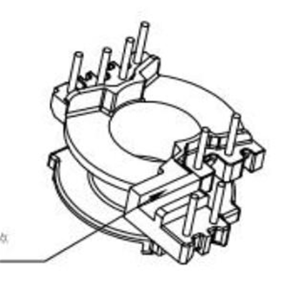 PQ2016电木骨架PQ2017变压器骨架 贴片骨架YT2005立式骨架
