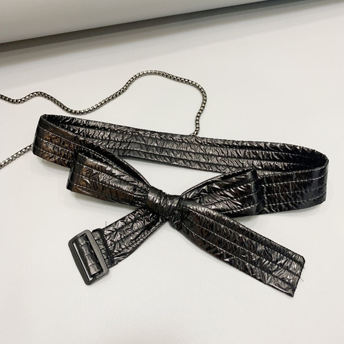 Down jacket belt, cotton coat outerwear belt, bow tie strap, winter slimming warm belt