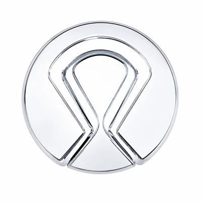 Suitable for Denza Z9Gt Car, Filigree Enamel Original Base Metal Cover Model, Modification for Non-Destructive Installation of Car Logo (Car logo) - car-logo-water-drop-set-universal-for-front-and-rear-silver