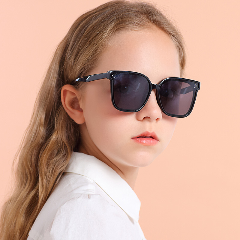 New Baby Children's Sunglasses Boys and Girls Polarized Fashion Anti-UV Children's Glasses Korean Sunglasses