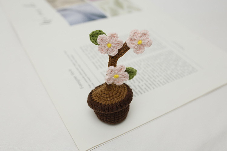 40g Weight Imitation plants, Crochet Flowers Home Textiles & Decor Type Cartoon Style Flower Cotton Thread Imitation Plants Crochet Flowers Artificial Flowers