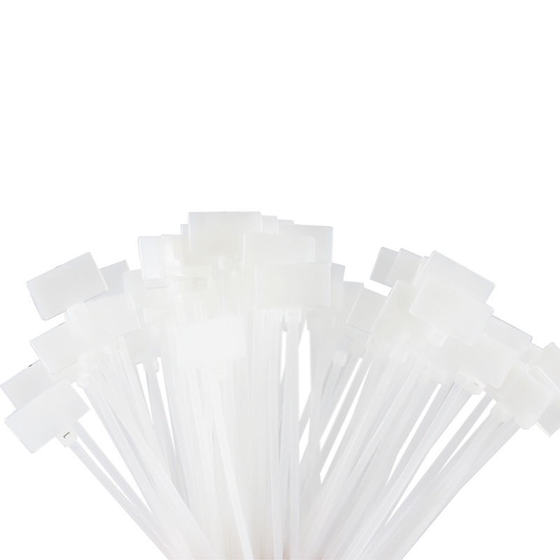 供应标牌扎带物流封签吊牌锁扣 防拆标牌塑料扎带