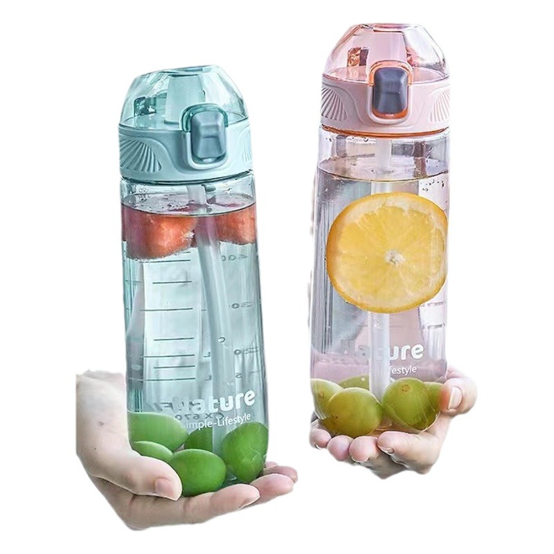 Tongyun taza de plástico al aire libre universal 500ml hervidor creativo mango Universal pico pato paja al por mayor