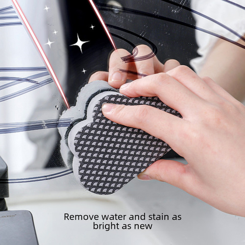 Japanese-style cloud-shaped water-absorbing mirror sponge for cleaning bathroom sink, magic sponge for kitchen stain removal, sink cleaning brush, mirror wipe