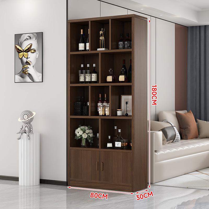 Gabinete de archivos de oficina Gabinete de archivos de madera Gabinete de archivos de madera simple y moderno con puertas Gabinete de almacenamiento multicapa