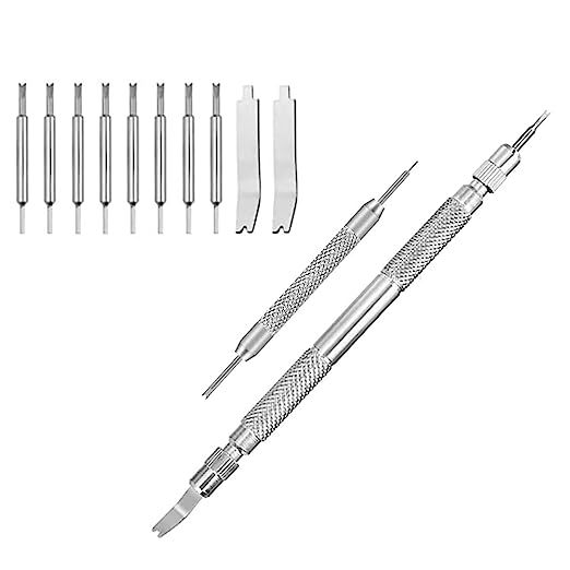 修表工具 12pc表带维修工具 12件套换表带生耳叉生耳批套装