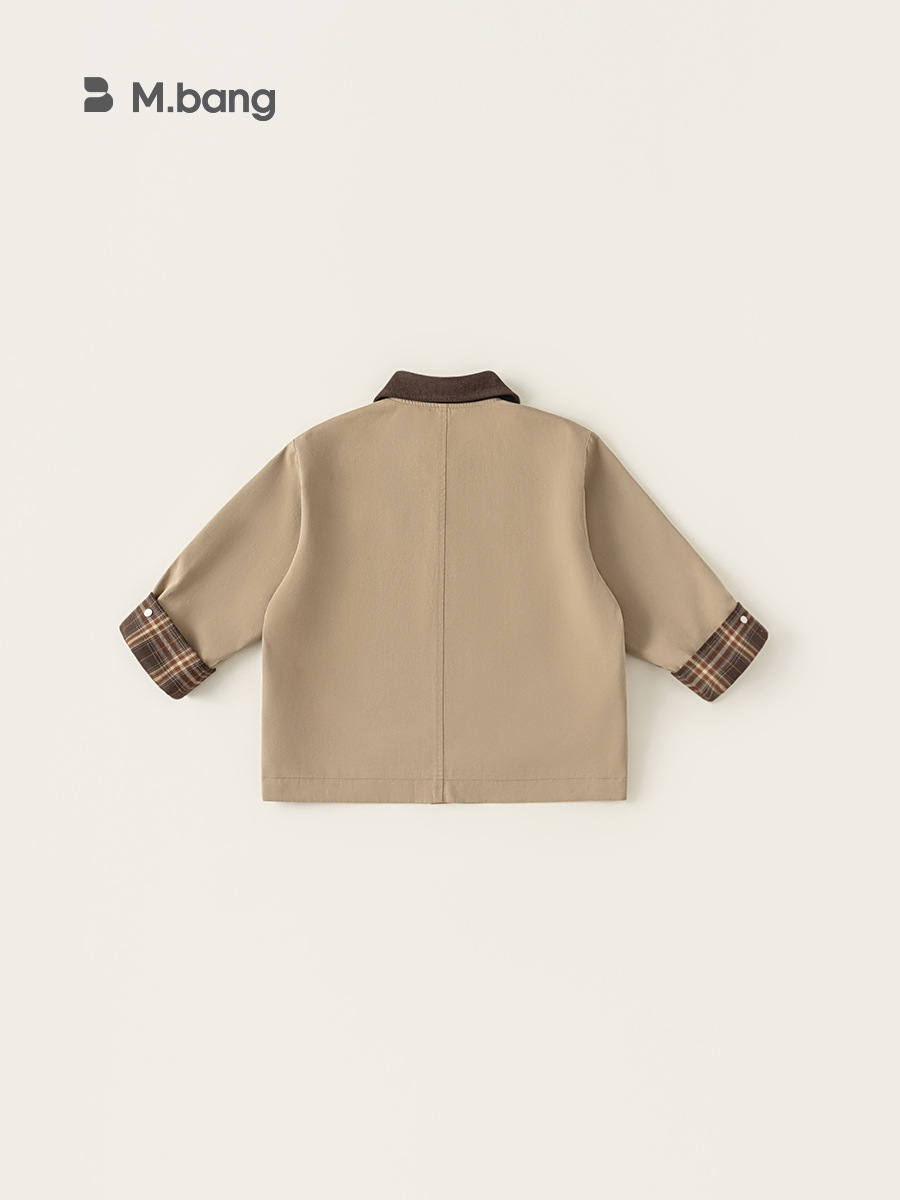 Youbao ropa para niños chaquetas para niñas otoño nuevos tops para niños ropa de otoño gabardina de solapa de estilo occidental para niños grandes y niñas