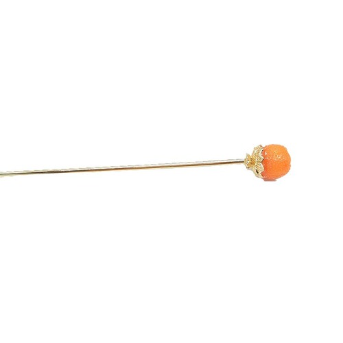 Personalized fashionable orange fruit hairpin for women, fashionable and cute hairpin, high-end and versatile hair accessories for daily matching