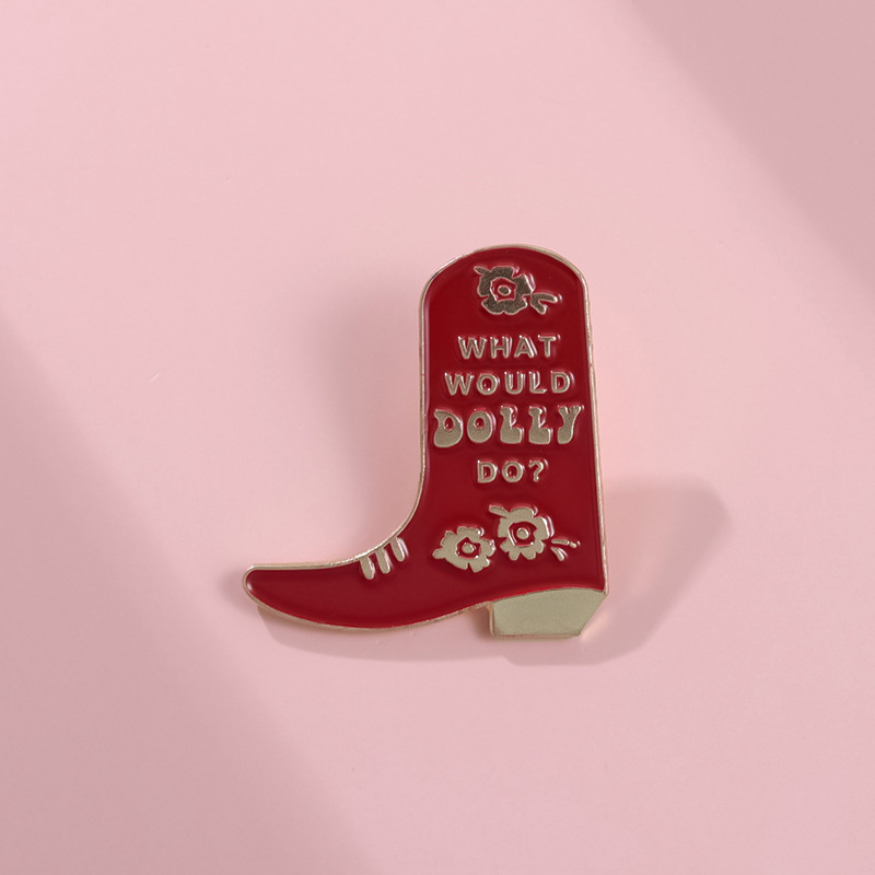 9g Weight Brooches Classification Daily, Street Occasion Alloy Material Boots Pattern Unisex Gender Stoving Varnish Design Vintage Style, Simple Style Style Vintage Style Simple Style Pin Boots Alloy Stoving Varnish Unisex Brooches 7