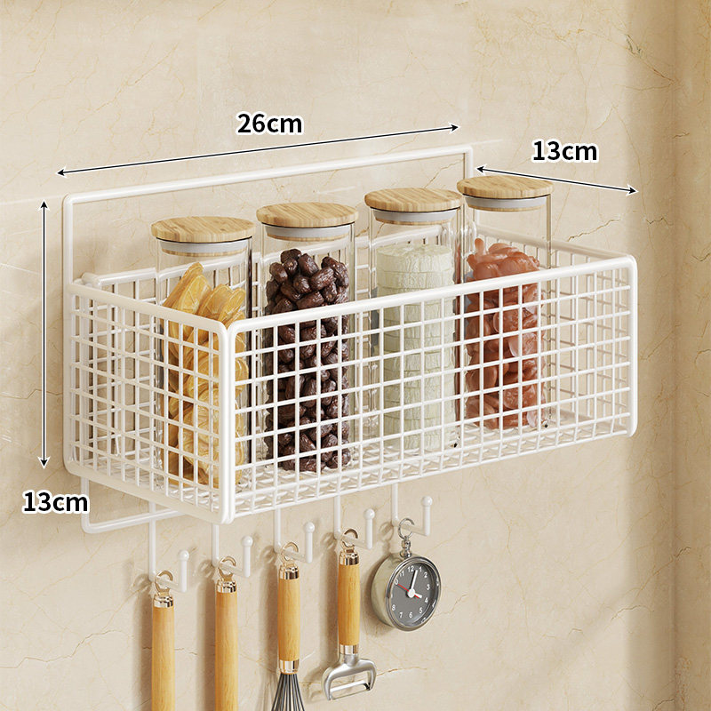 Especiero de Pared para Cocina Sin Perforación, Multifuncional
