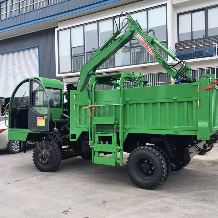 山东 改装四不像垃圾转运自卸车 垃圾收集清运车 加装抓木机