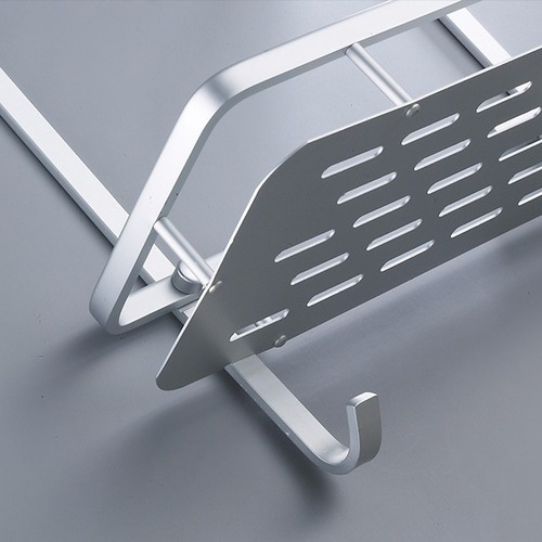 Space aluminum storage rack kitchen toilet washroom bathroom tripod bathroom storage rack wall hanging rack factory direct sale