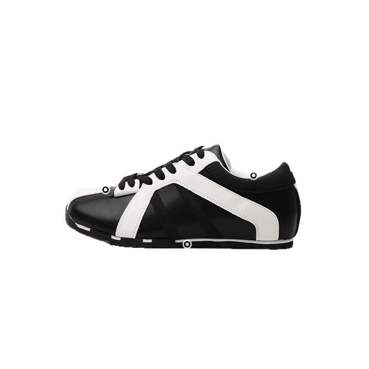 Zhao Lusini con zapatos de cebra de cabeza cuadrada 2025 nuevos zapatos deportivos de entrenamiento de entrenamiento moral rojo