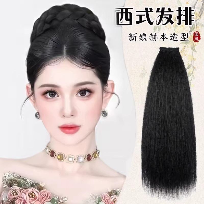 Extensión de Cabello Ondulado Maíz de Fibra de Alta Temperatura para Peinados Específicos