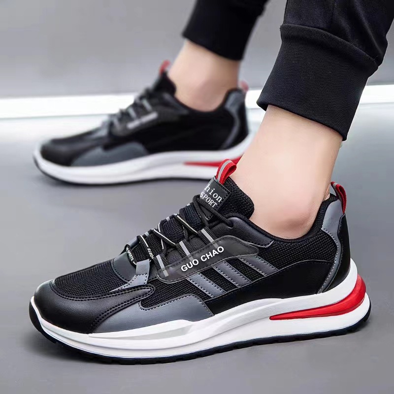 Zapatos de los hombres 2024 nueva primavera volando tejido malla superficie transpirable delgada casual versátil juventud correr deportes zapatos de moda