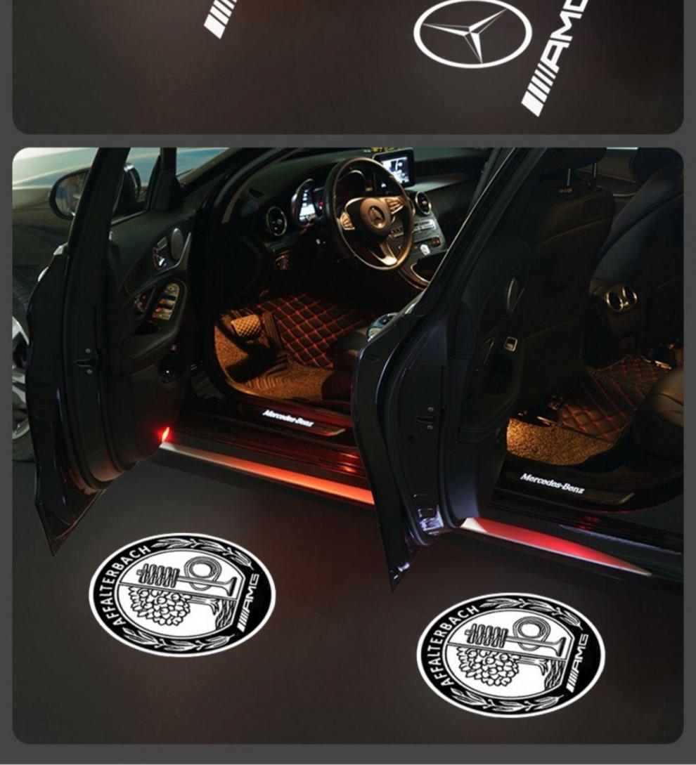 Mercedes-Benz Welcome Light C-Class E-Class A-Class S-Class Glc Glb Gla C200 260E300 Atmosphere Door Projection Light