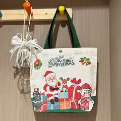 漫画クリスマスプレゼントイブリンゴ包装袋ハンディキャンバスギフトボックス幼稚園クリスマス賞品袋