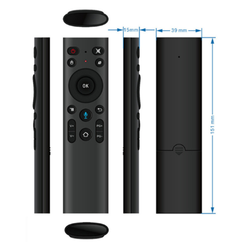 G10s pro btジャイロスコープ飛鼠2.4g無線bluetooth bt5.0二重モード知能音声リモコン|undefined