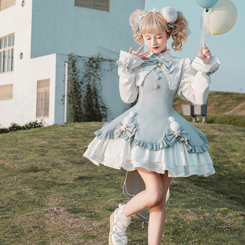 オリジナルデザイン魔法少女opロリータワンピース日常かわいいlolita甘いスカート6621|undefined