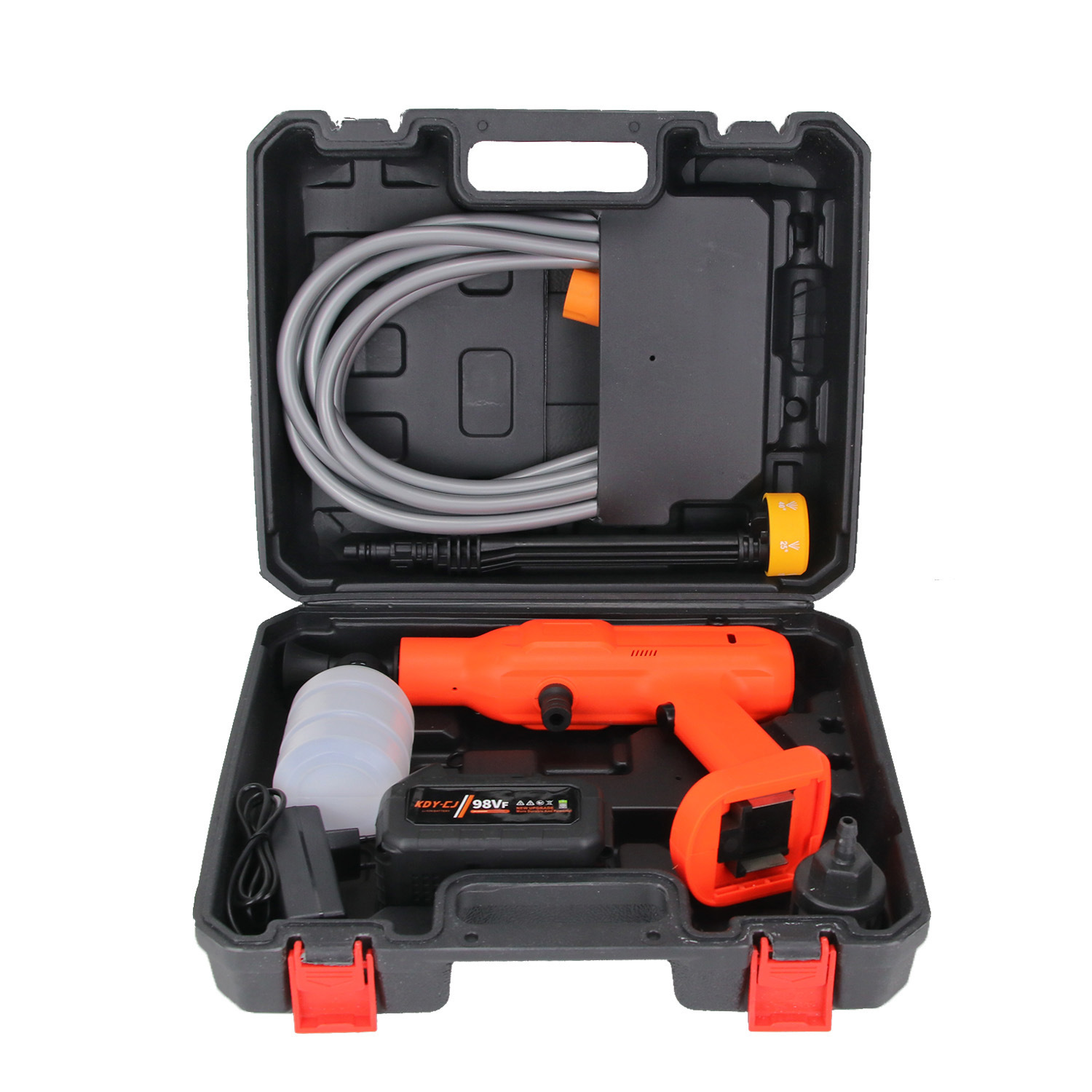 Cross-Border Hot Wireless High-Voltage Lithium Battery Car Washing Machine Brushless High-Power Motor Car Washing Water Gun Vegetable Watering Cleaning Machine