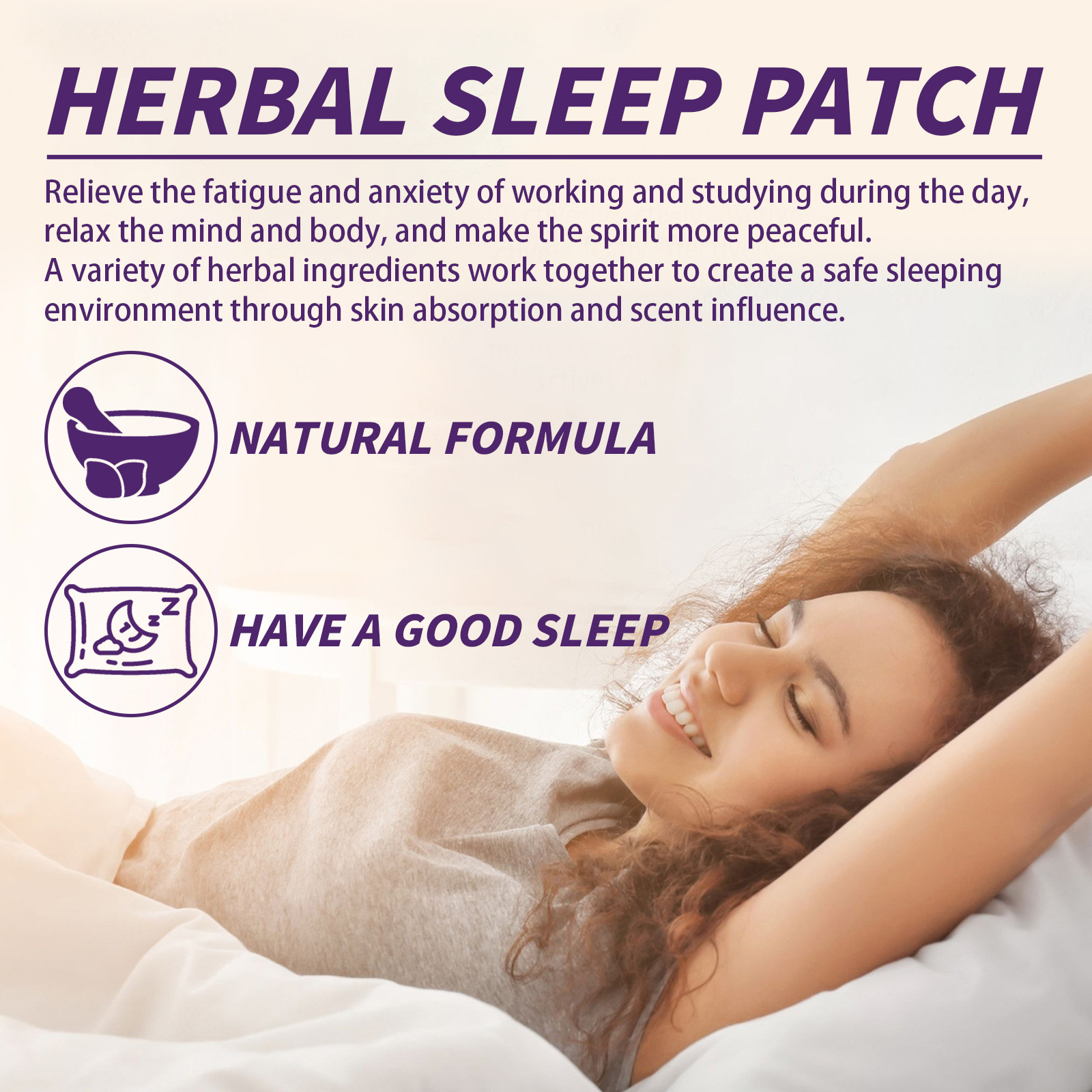 Patchs sommeil aux herbes pour la relaxation et le stress_voghion.com