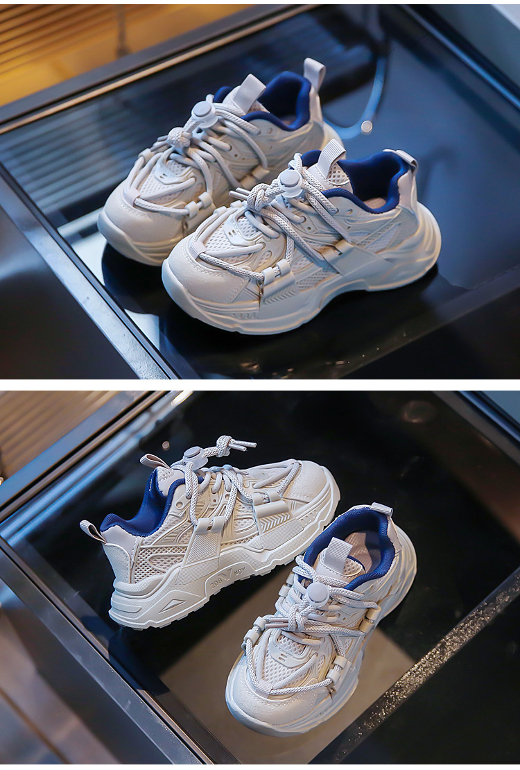 Otroške superge Tekaški copati za fante Dihajoči dekliški čevlji za prosti čas Osebni čevlji za očke nedrseči_voghion.com