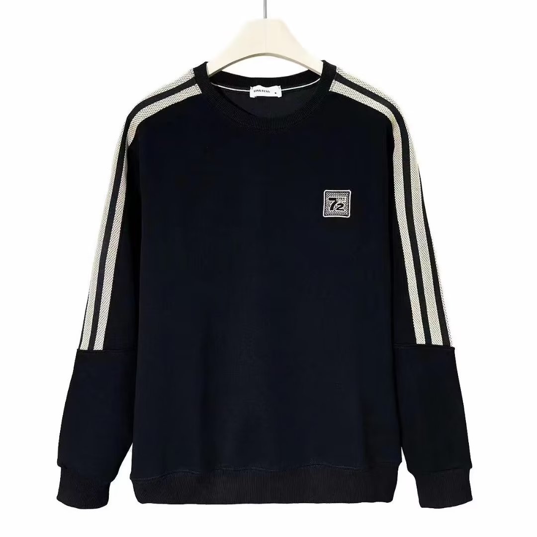 Traje deportivo informal para hombre, chaqueta, pantalones de pierna, pantalones de manga larga con cuello levantado, conjunto completo, primavera y otoño, 2024