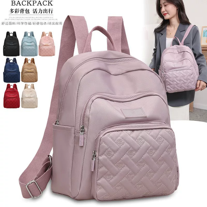Backpack, capacious shoulder bag for leisure for mother, for students