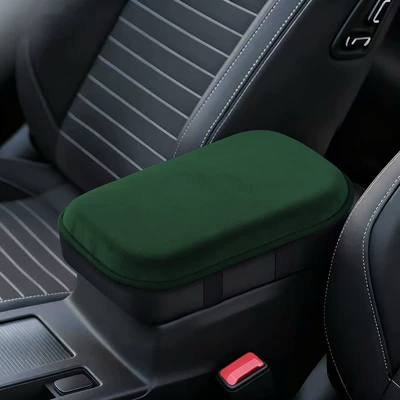 Car Interior Accessory, Car Central – Armrest box pad - forbidden-city-green-thick-plush-style