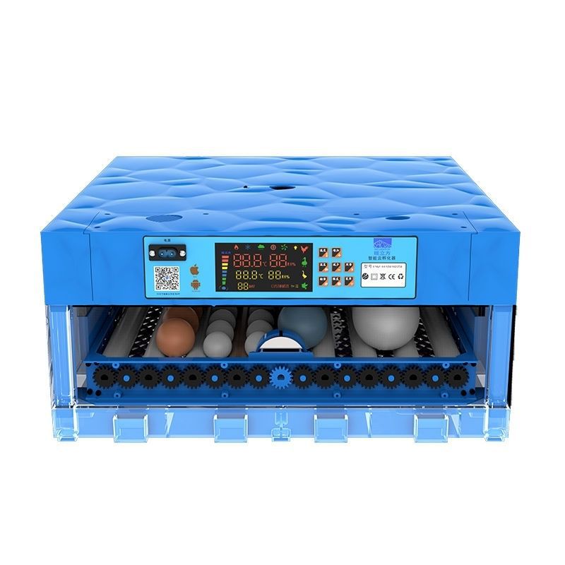 Incubadora inteligente, incubadora pequeña para pollos, patos y gansos de uso doméstico, incubadora de pollos totalmente automática, incubadora de huevos inteligente