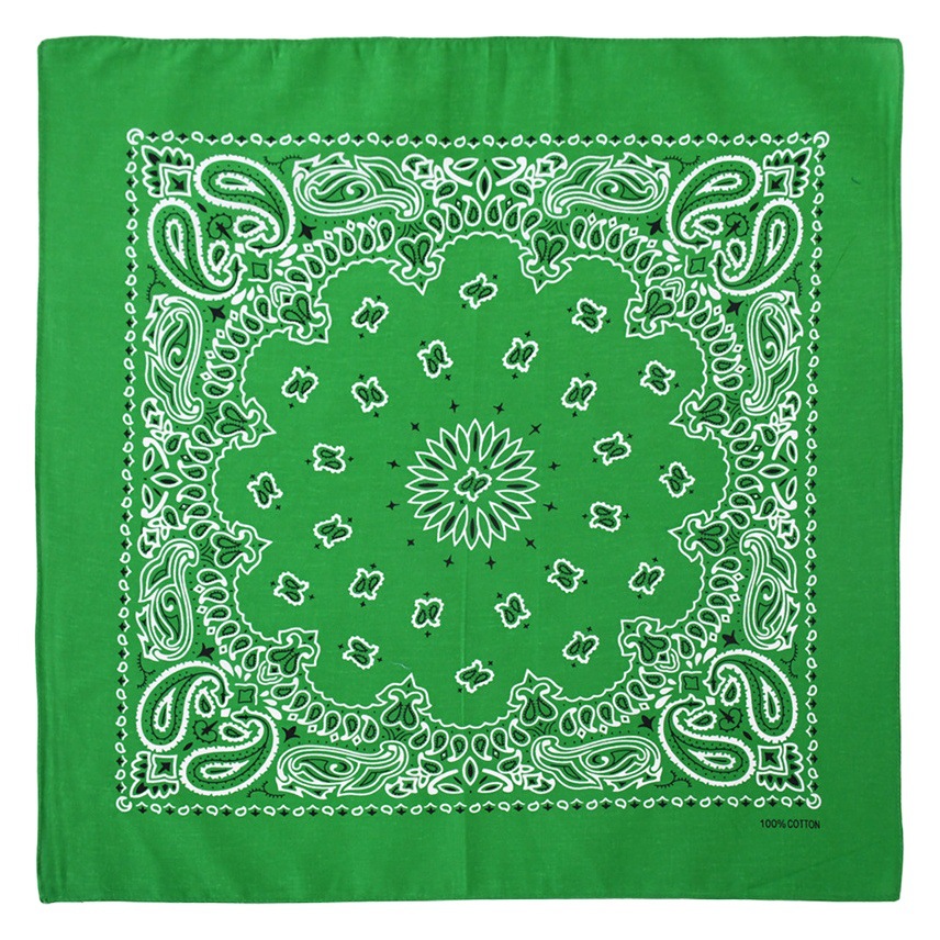 Factory Direct supply cotton 30g double cashew flower hip hop square scarf outdoor sports dress up riding mask headscarf wholesale